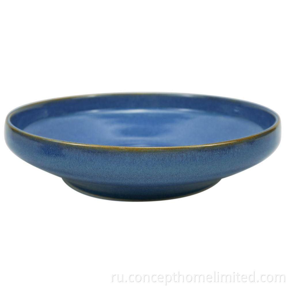 Reactive Glazed Stoneware Dinner Set In Starry Blue Ch22067 G05 8